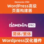 elementor pro 页面生成器中文下载